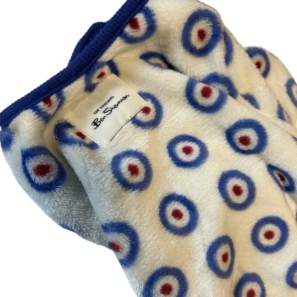 Ben Sherman Original Dog Pajamas | Soft Fleece Jumpsuit Small | Cozy Winter PJs - Picture 2 of 6